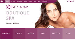 Desktop Screenshot of eve-and-adam.com